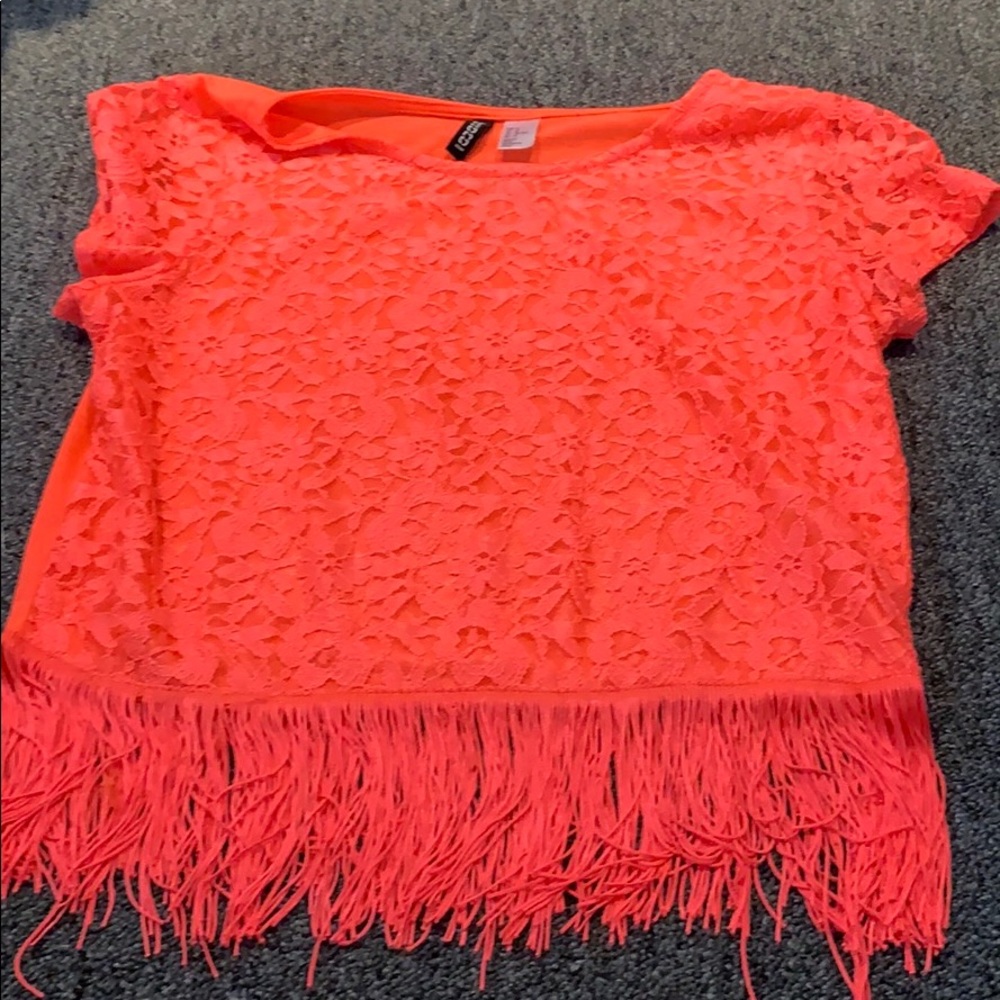 Neon crop top